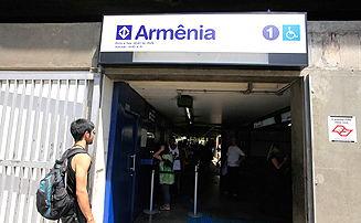 Estação Armênia do Metrô – Linha 1 - Azul - Metrô São Paulo