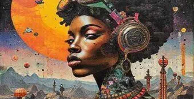 Colagens Afrofuturistas