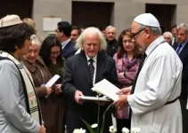 Ministra visita entidades judaicas pelo Dia do Holocausto