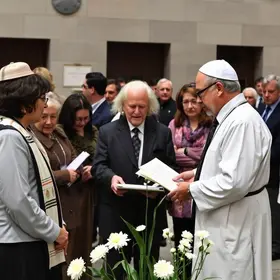 Ministra visita entidades judaicas pelo Dia do Holocausto
