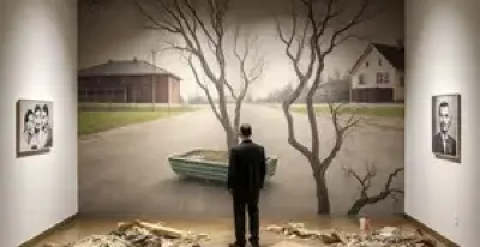 exposição individual trágico subúrbio