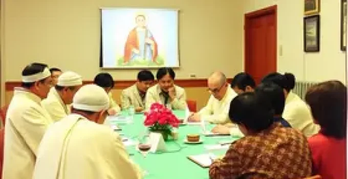 Encontro com representantes da Paróquia Pessoal Coreana São Kim Degun