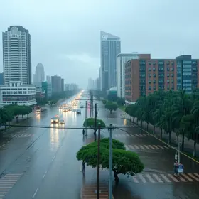transtornos causados pelas chuvas em São Paulo