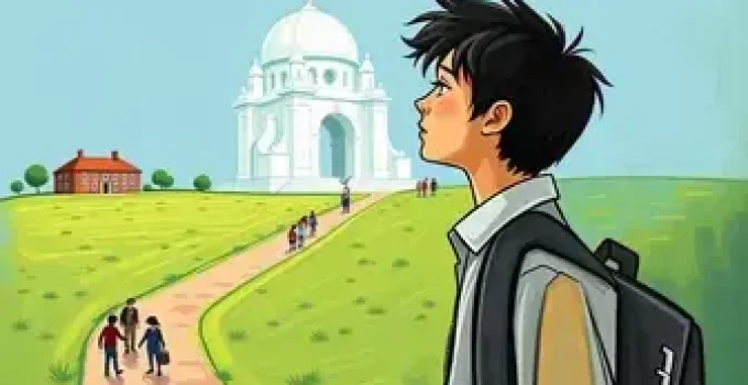 a caminho da escola
