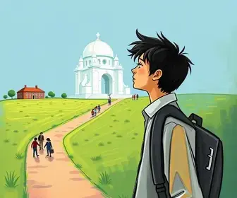 a caminho da escola